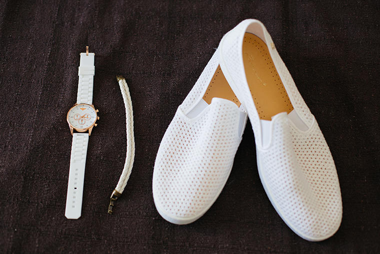 white groom shoes