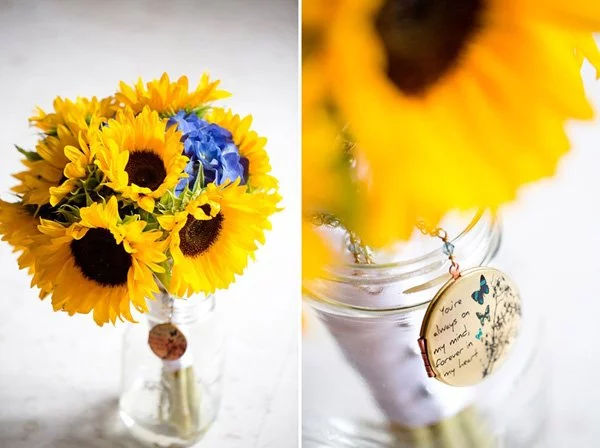 Sommerhochzeit mit Sonnenblumen (4)