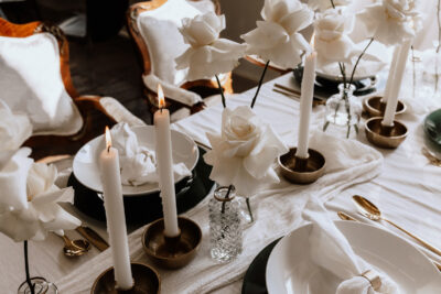 Hochzeitsdeko: Elegant White