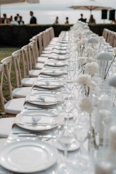 All White Hochzeit am Gardasee